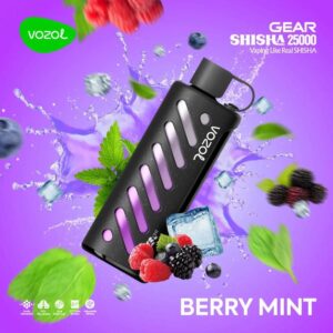 VOZOL GEAR SHISHA 25000 BERRY MINT