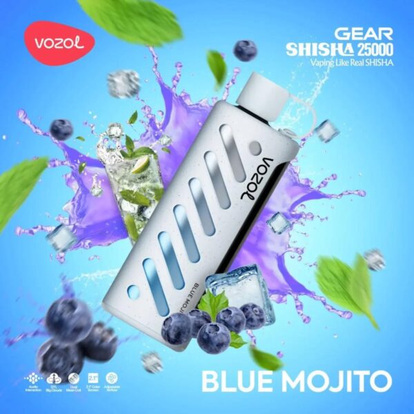 VOZOL GEAR SHISHA 25000 BLUE MOJITO