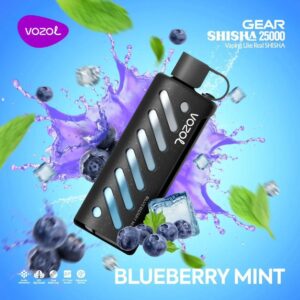 VOZOL GEAR SHISHA 25000 BLUEBERRY MINT