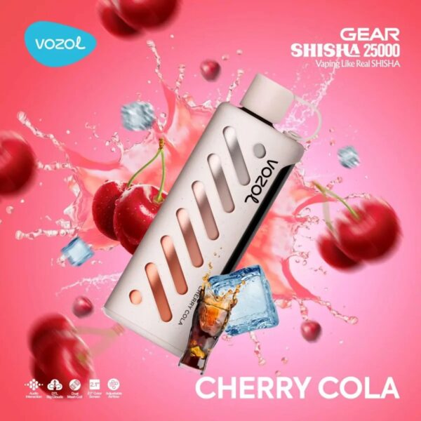 VOZOL GEAR SHISHA 25000 CHERRY COLA