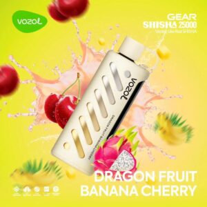 VOZOL GEAR SHISHA 25000 DRAGON FRUIT BANANA CHERRY