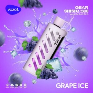 VOZOL GEAR SHISHA 25000 GRAPE ICE