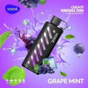 VOZOL GEAR SHISHA 25000 GRAPE MINT