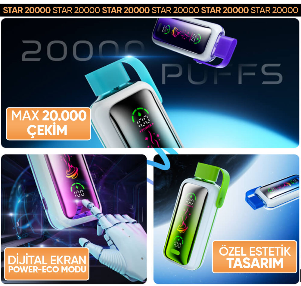 Vozol Star 20000 Love 777 Tanıtım Görseli